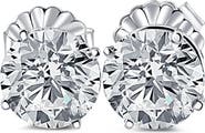 Bliss Diamond 8Ct TW Certified Lab Grown Diamond Studs in 14k Gold