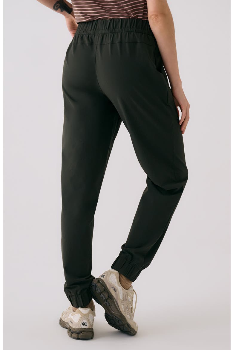 Olivie UPF Tech Joggers, Alternate, color, OLIVE