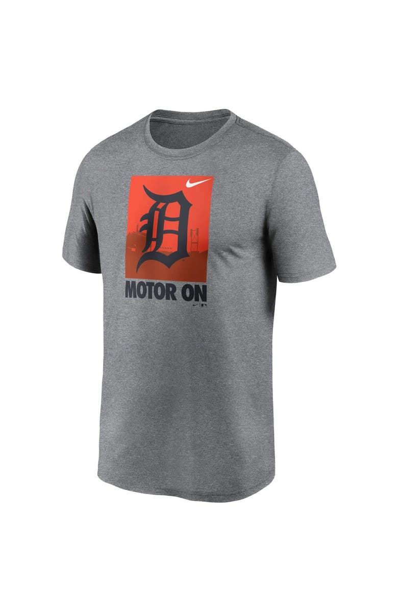 Nike Men's Nike Heathered Gray Detroit Tigers Local Logo Legend T-Shirt, Alternate, color,