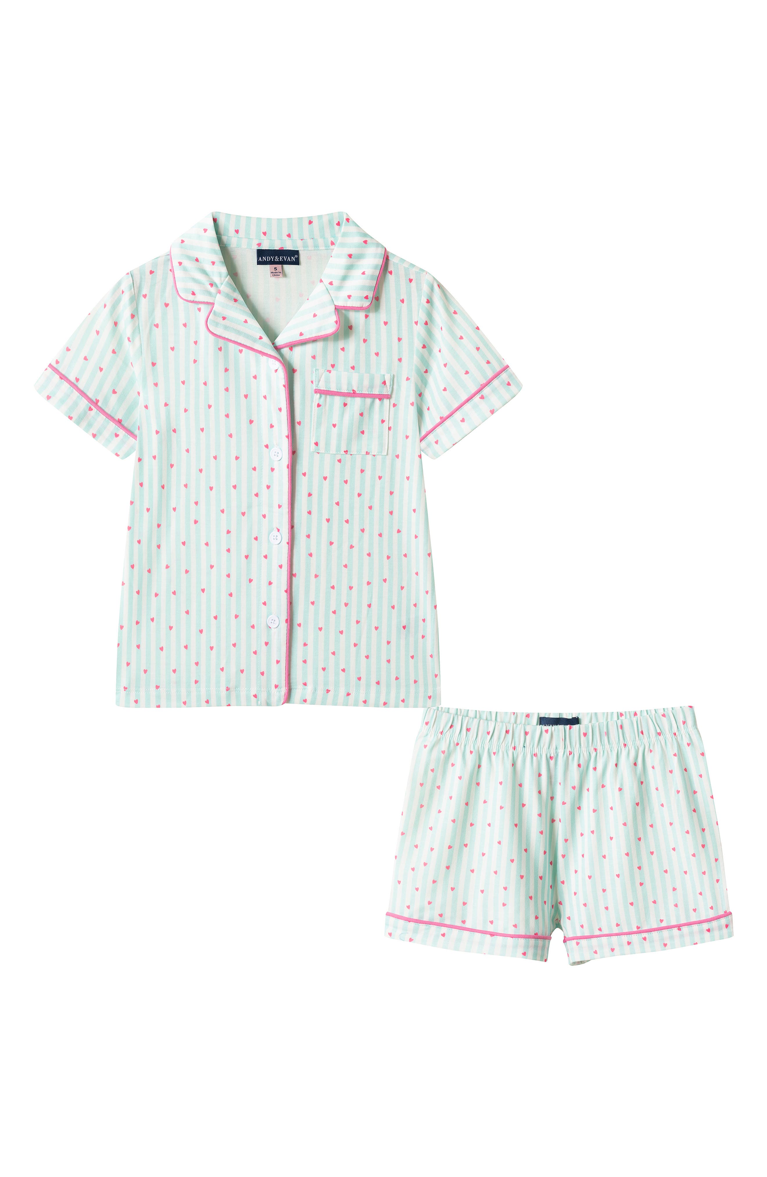 Andy & Evan Kids' Print Two-Piece Pajamas