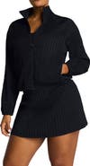 SPANX® BoostUp Water Repellent Glow Weave Full Zip Jacket