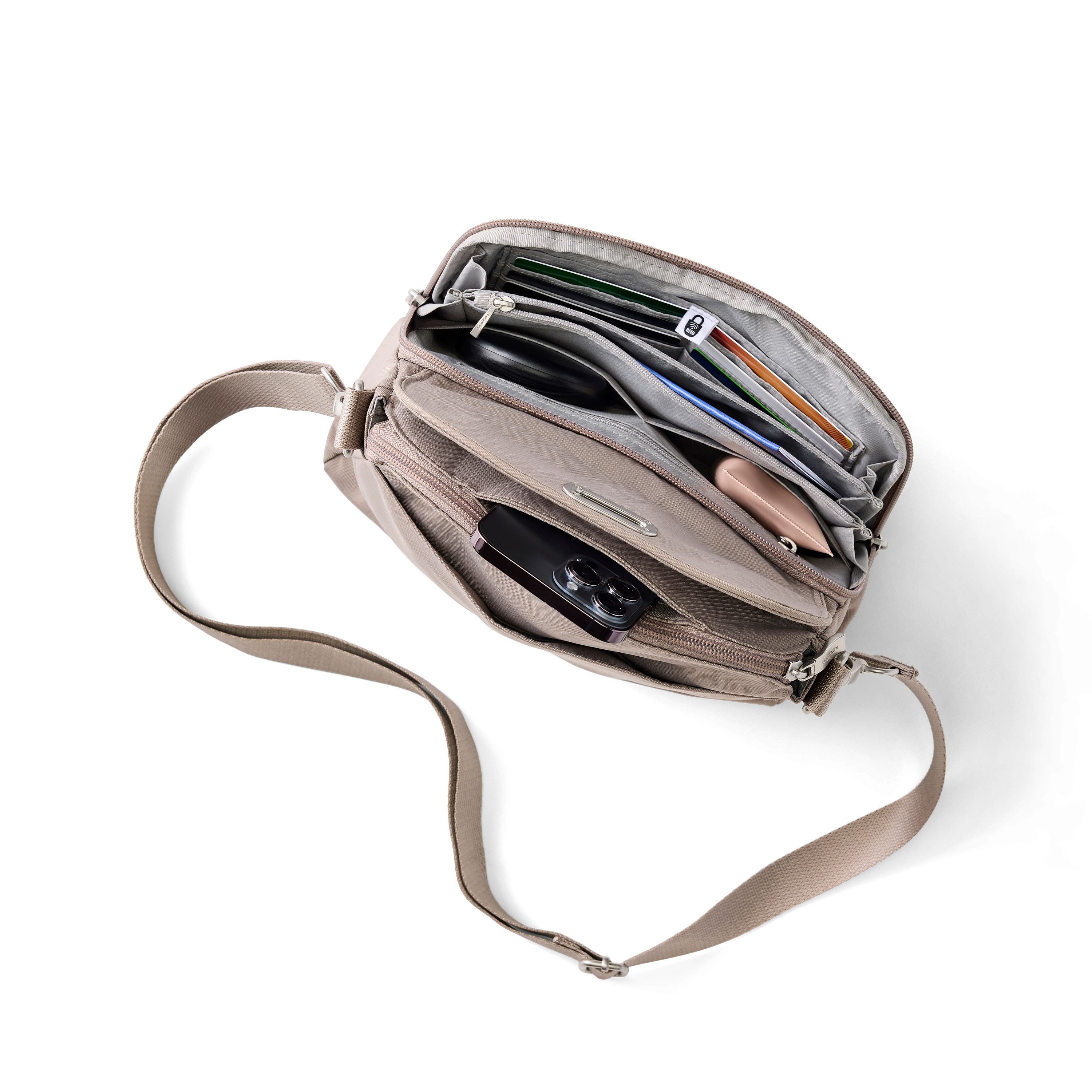 Coastal Flip Lock Crossbody Bag, Alternate, color, MOONROCK