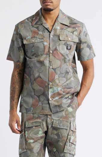 Billionaire Boys Club Space Carat Print Short Sleeve Button-Up Shirt