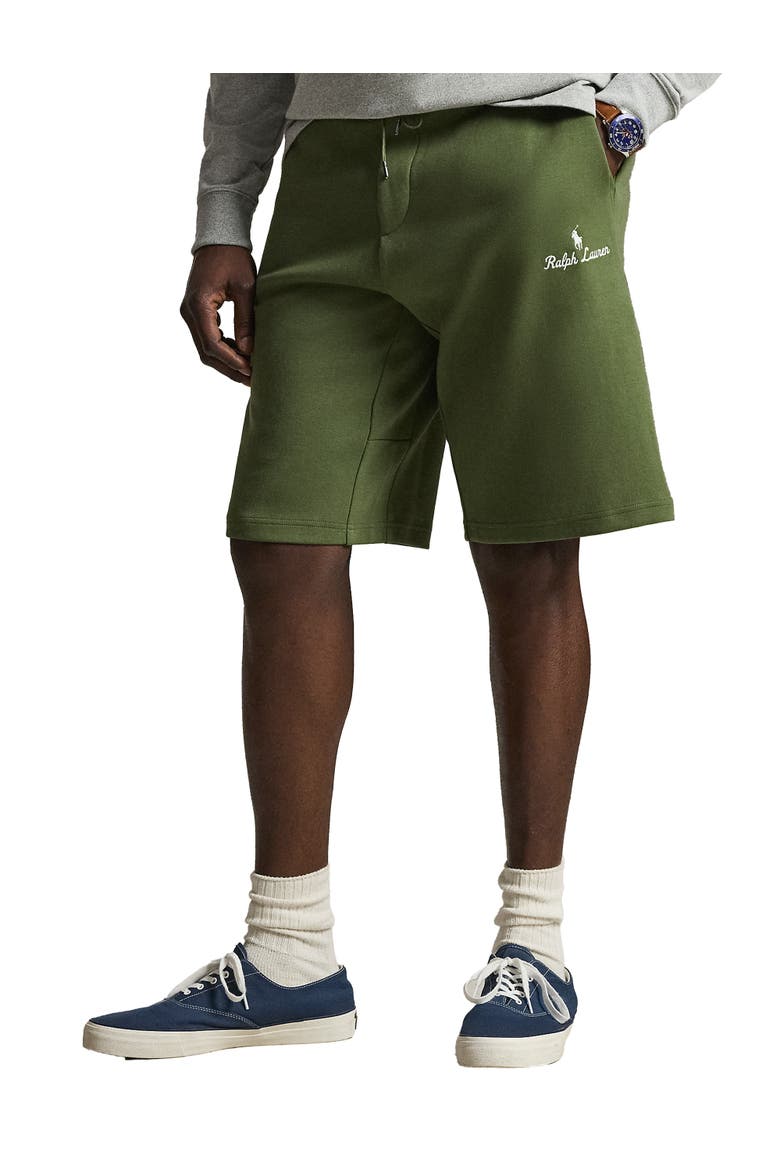 Big & Tall Double-Knit Tech Shorts V2, Main, color, SUPPLY OLIVE