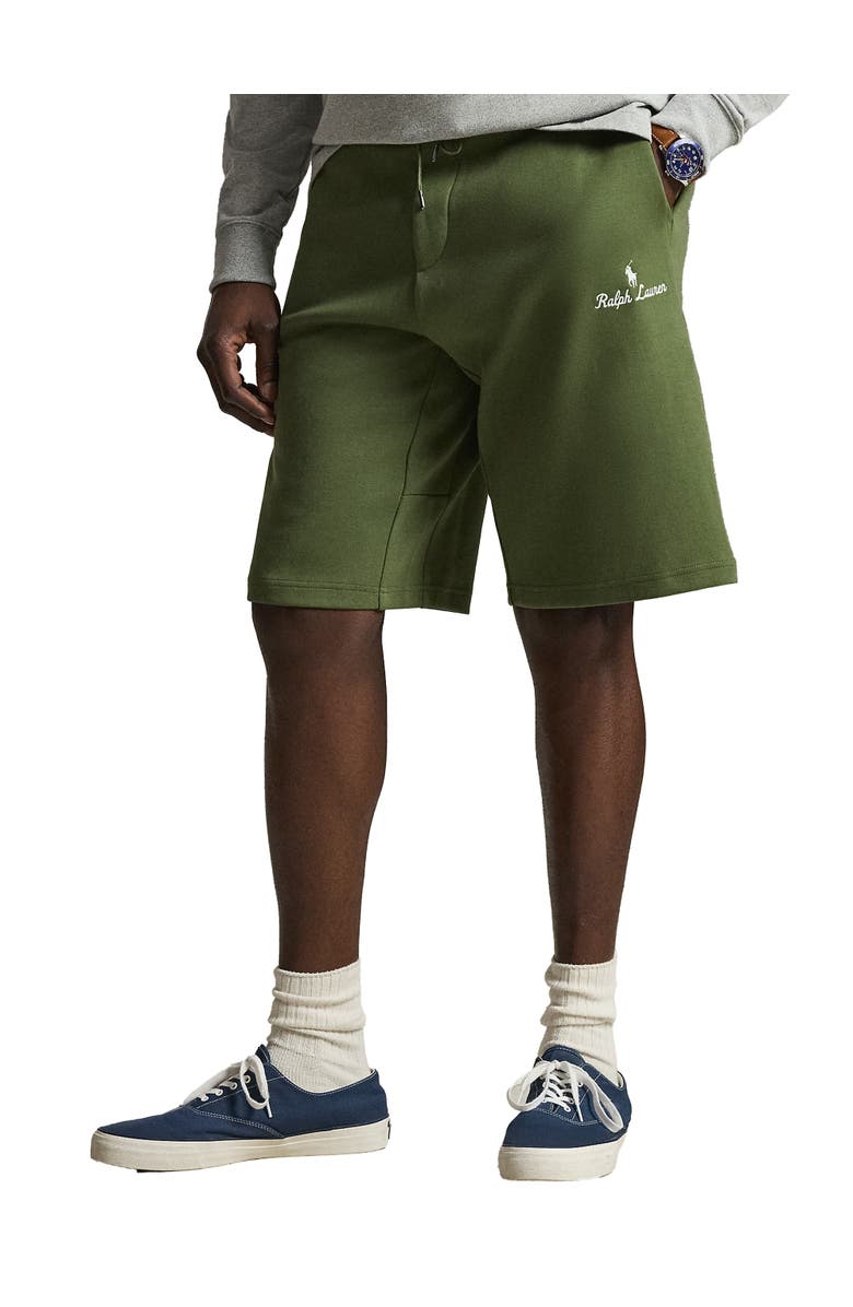 Polo Ralph Lauren Big & Tall Double-Knit Tech Shorts V2, Main, color, Supply Olive