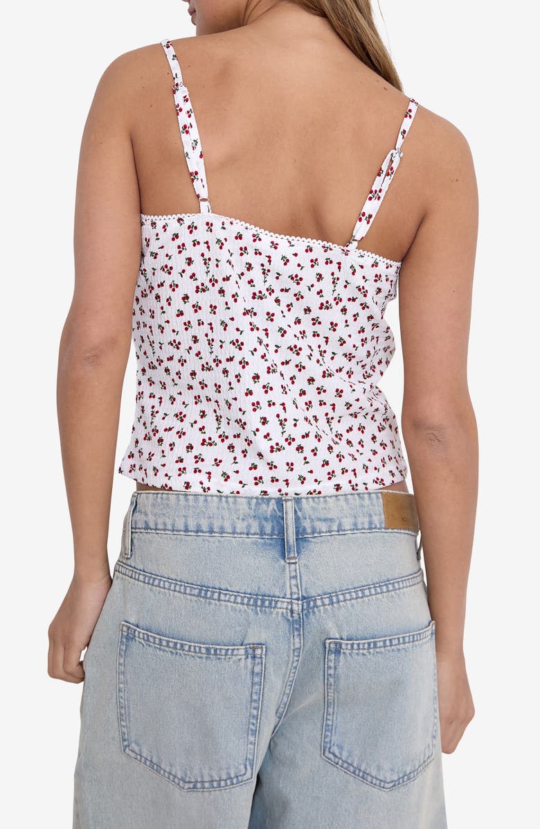 Noisy may Stella Jersey Camisole, Alternate, color, Cloud Dancer Cherry