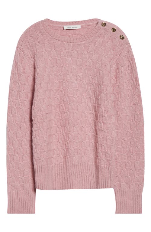 Wales Bonner The Chord Mohair & Wool Sweater In Pink