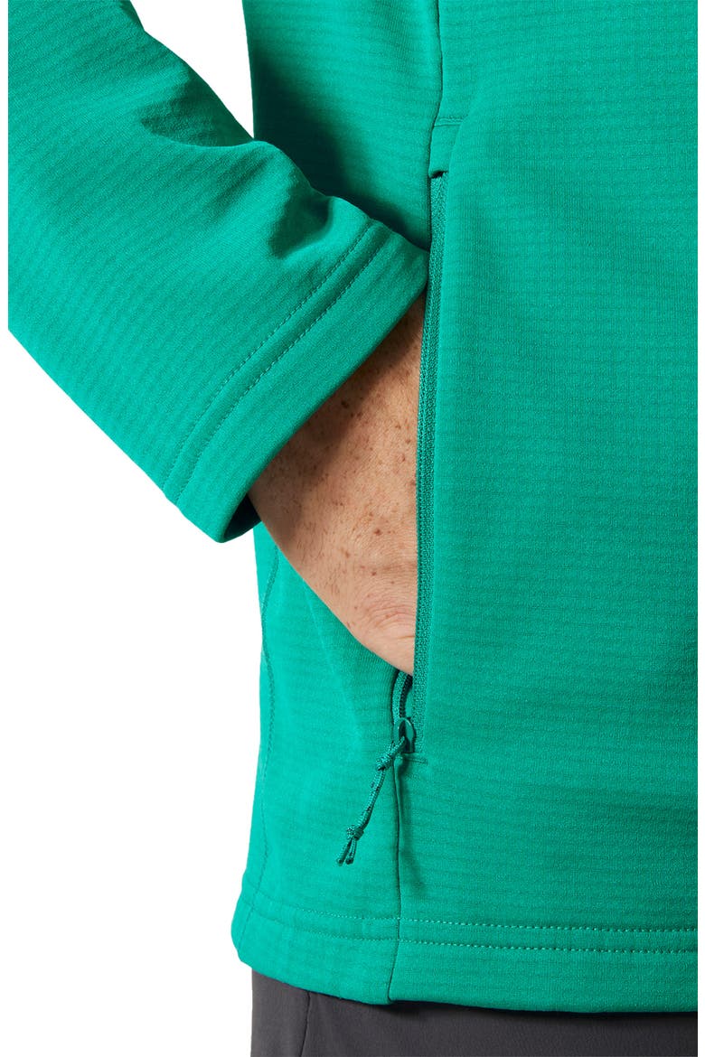 Versalite Fleece Hooded Jacket, Alternate, color, SIGNAL GREEN