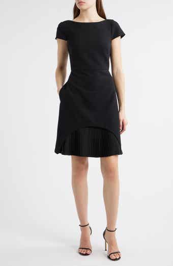 Vince Camuto Stretch Crepe Cocktail Dress