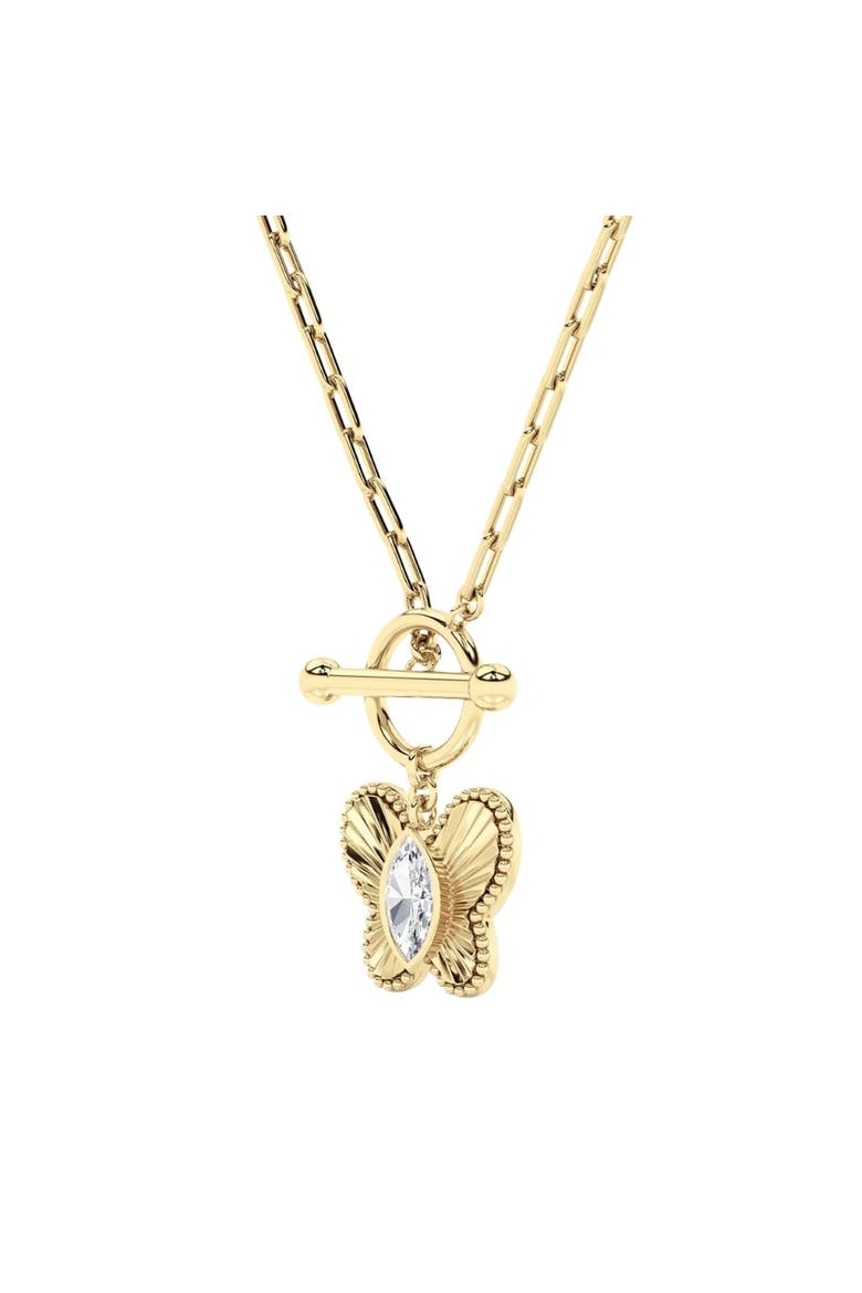 Certified 1Ct Diamond Marquise Solitaire Necklace 14k Gold 18", Alternate, color, 14k yellow Gold