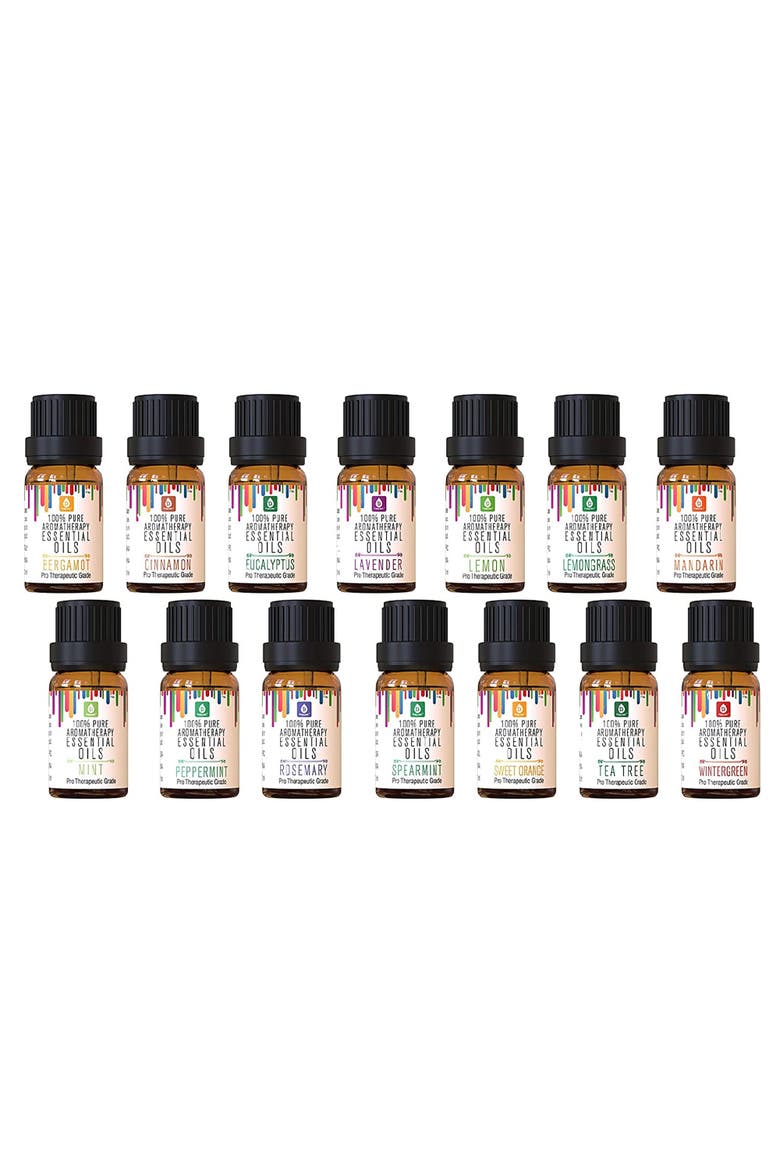 14 Pack of 100% Pure Essential Aromatherapy Oils, Alternate, color, Multicolor