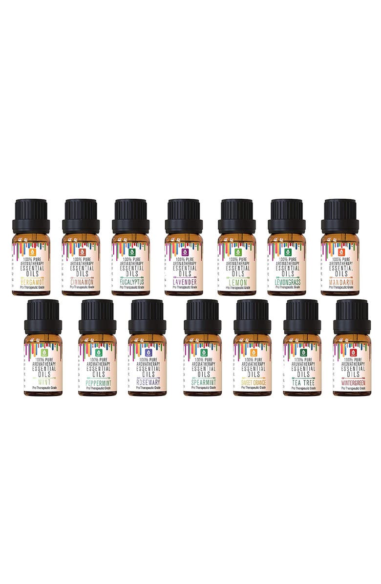 PURSONIC 14 Pack of 100% Pure Essential Aromatherapy Oils, Alternate, color, Multicolor