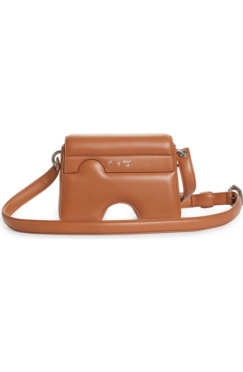 Off-White Burrow 22 Leather Shoulder Bag, Alternate, color,