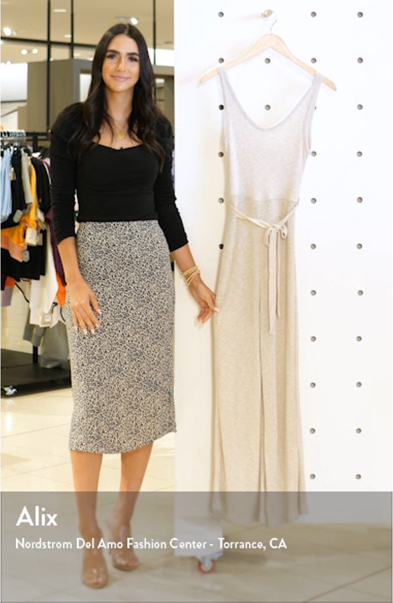 Ribbed Slouch Sleeveless Jumpsuit, sales video thumbnail