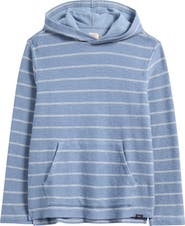 Faherty Whitewater Stripe Organic Cotton Blend Hoodie