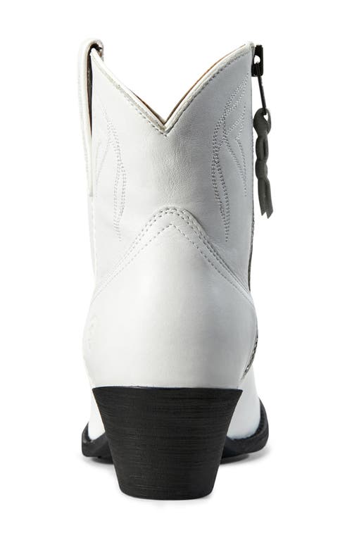 Ariat Darlin Short Western Boot In White