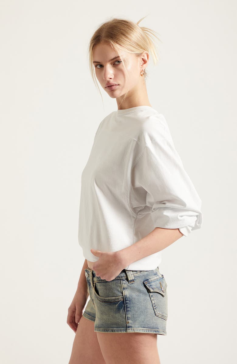 PacSun Tatum Ultimate Micro Jean Shorts, Alternate, color, Dark Indigo