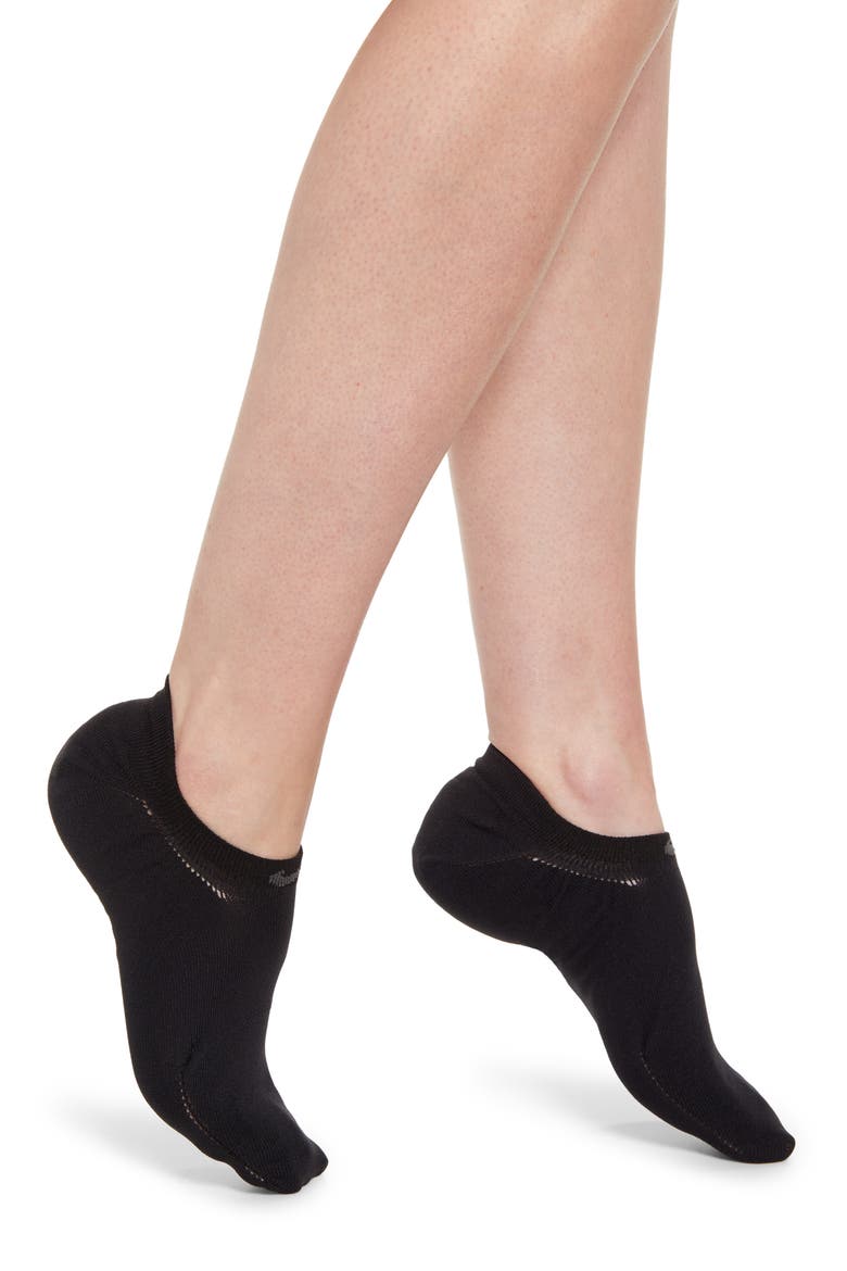 Air No Show Socks, Main, color, BLACK