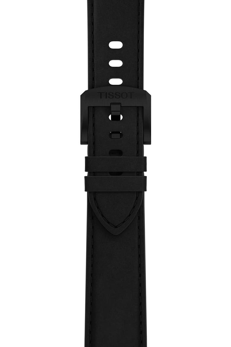 PRC 100 Solar Quartz Leather Strap Watch, 39mm, Alternate, color, BLACK