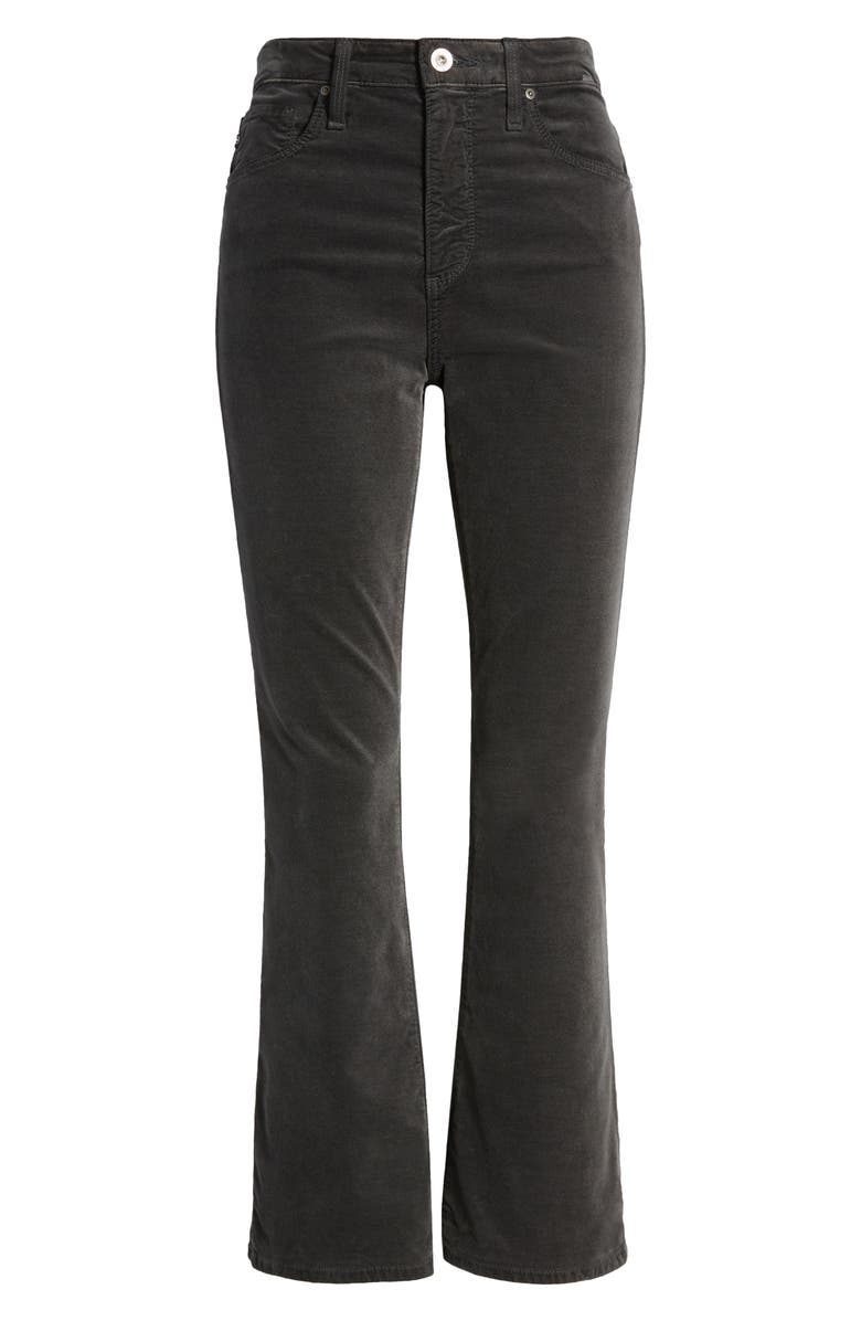 AG Farrah High Waist Crop Bootcut Velvet Pants, Alternate, color, 