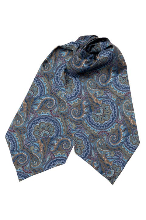 Latino - Silk Ascot Cravat Tie for Men
