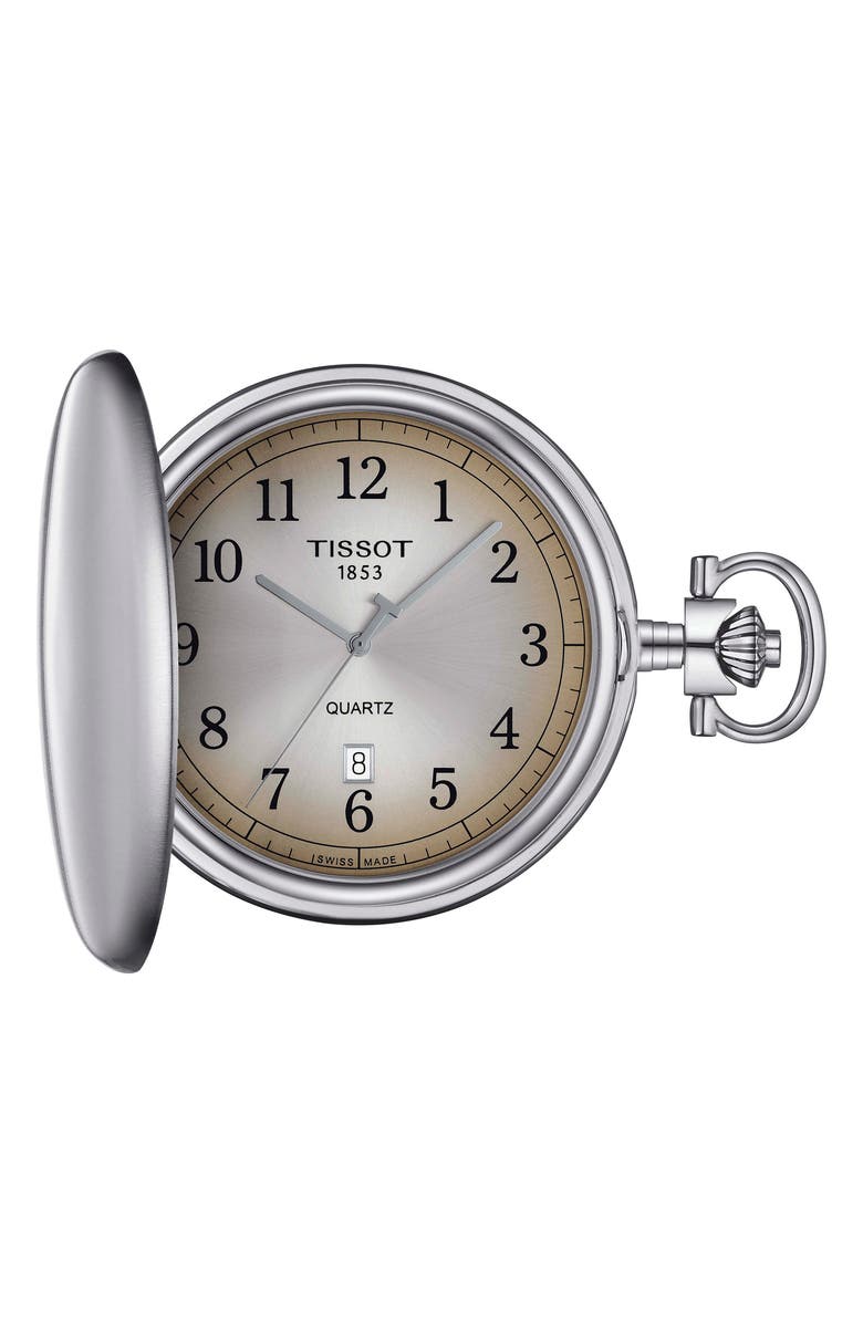 Tissot Savonnette Pocket Watch, 48.5mm, Main, color, 