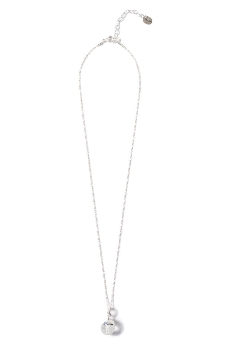 Bell Pendant Necklace, Alternate, color, CLEAR QUARTZ