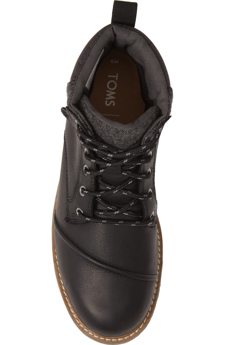 TOMS Ashland Waterproof Cap Toe Boot, Alternate, color,