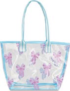 Iscream Spring Bows Clear Tote Bag