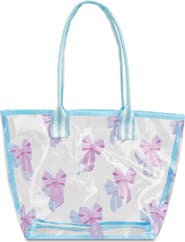 Iscream Spring Bows Clear Tote Bag
