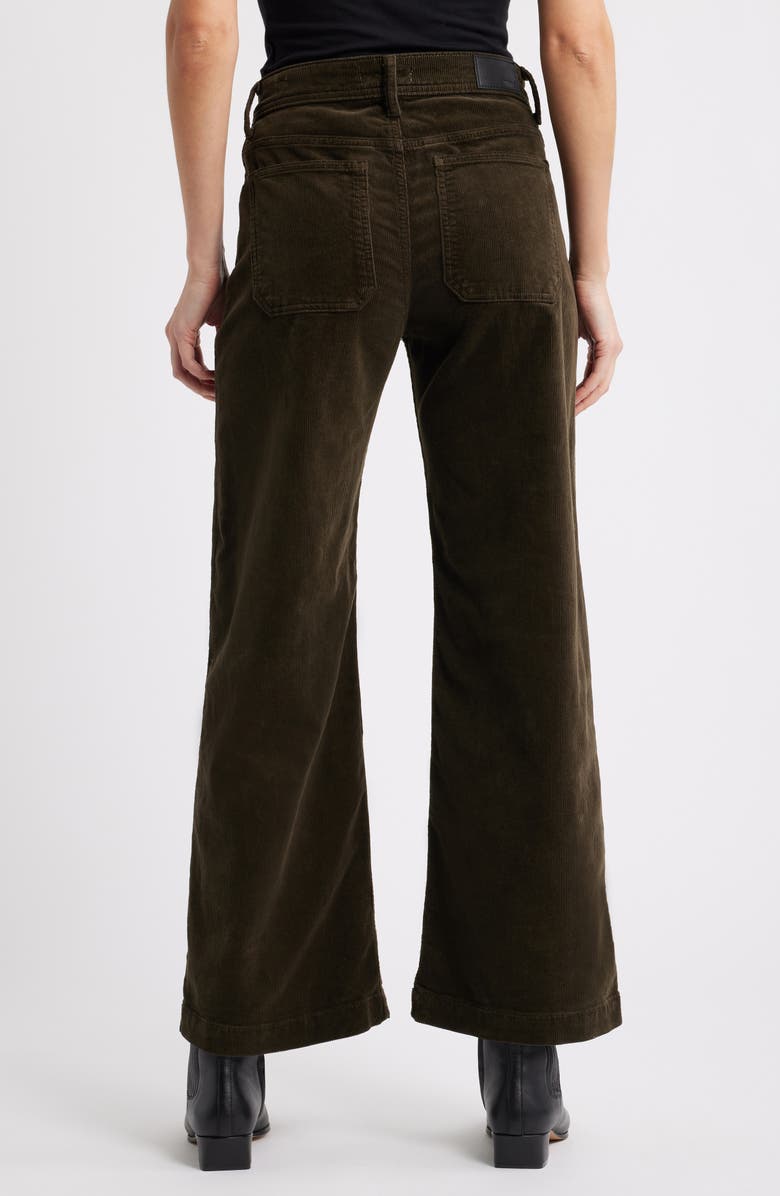 Mavi Jeans Paloma Marine Patch Pocket Corduroy Wide Leg Pants, Alternate, color, Dollar Bill Cord