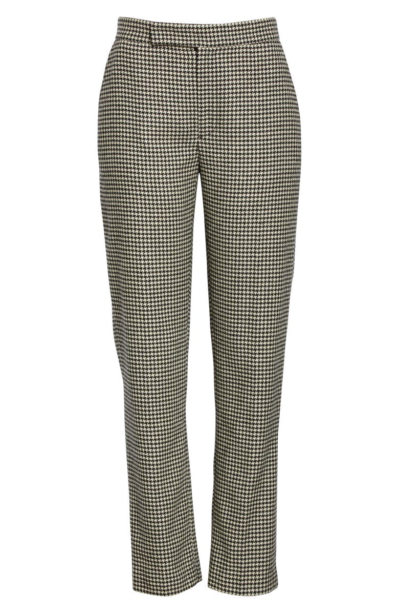 Polo Ralph Lauren Houndstooth Check Wool Blend Trousers, Alternate, color, 