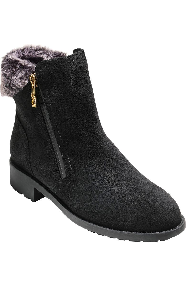 Cole Haan Quinney Waterproof Bootie with Faux Shearling Trim, Alternate, color,