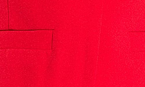 Endless Rose Button Strapless Top In Red