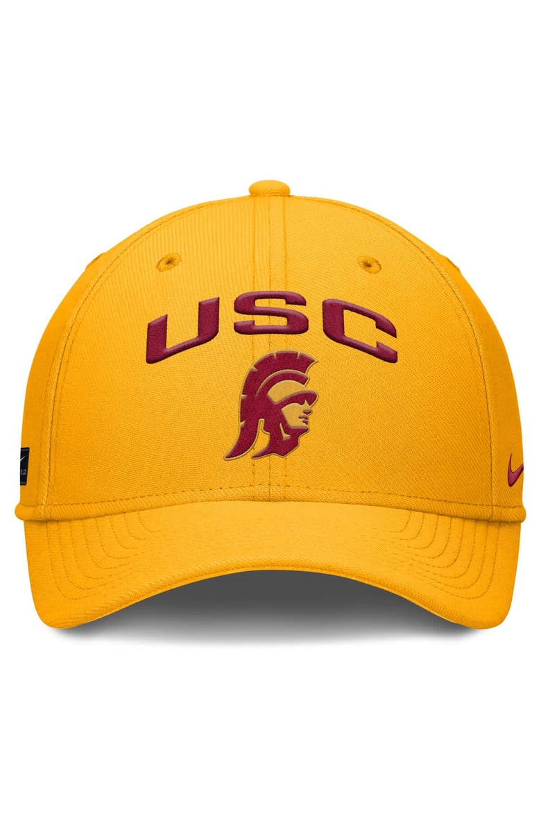 Nike Men's Nike Gold USC Trojans 2025 On-Field Rise Performance Flex Hat, Alternate, color, Gold