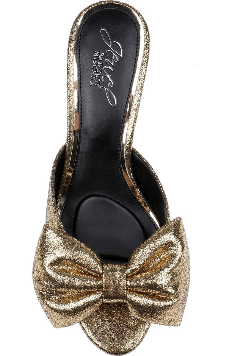 Jewel Badgley Mischka Kora Slide Sandal, Alternate, color, Gold Met