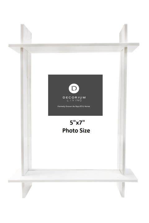 White Lucite 5" x 7" Frame
