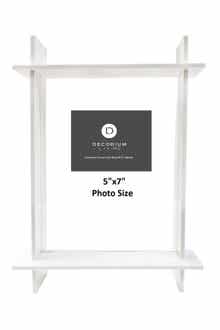 R16 HOME White Lucite 5" x 7" Frame