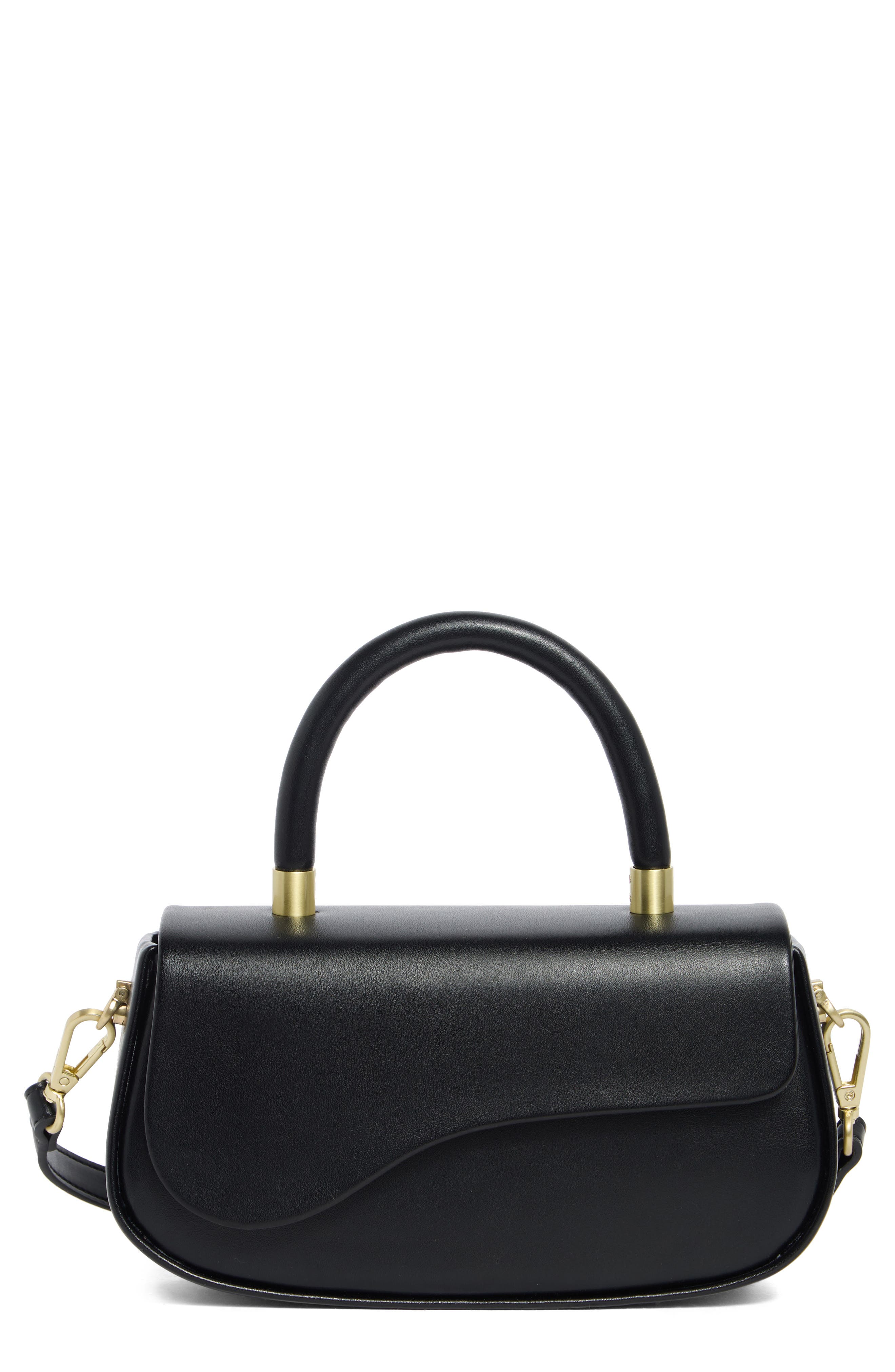 BCBG Asymmetric Flap Top Handle Bag