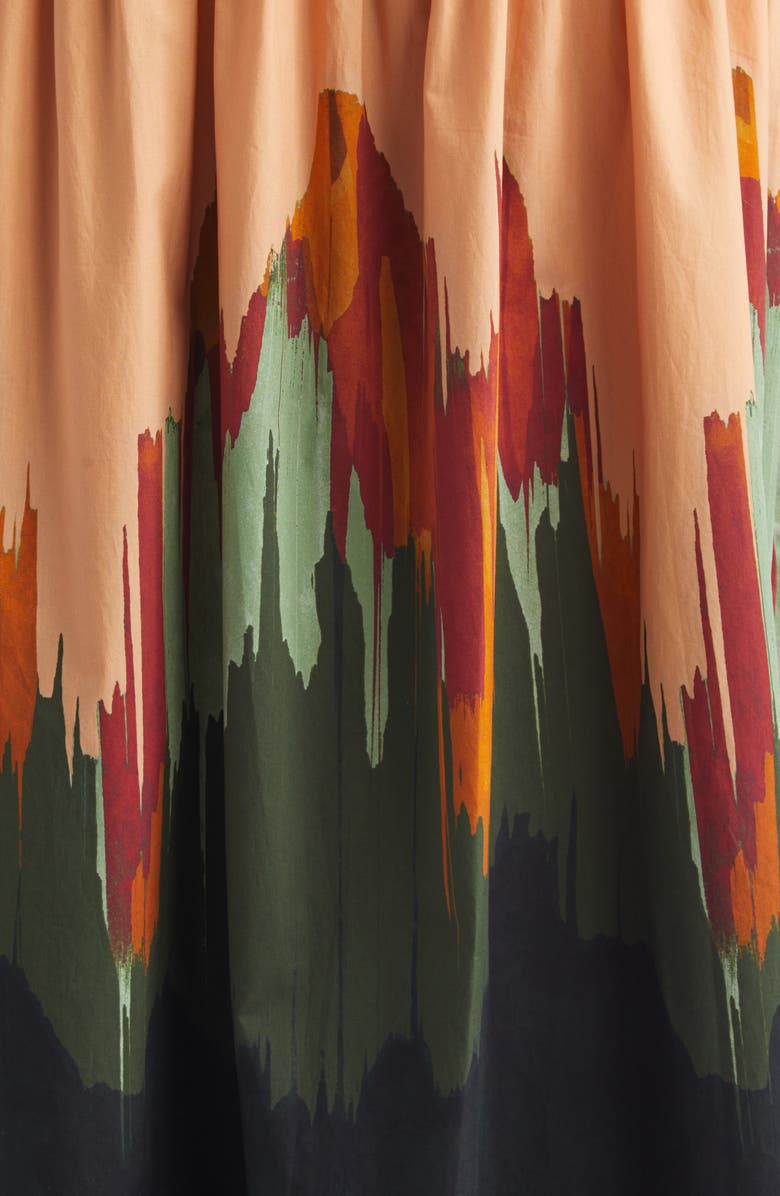 Ulla Johnson Theodora Tiered Cotton Maxi Skirt, Alternate, color, Agate
