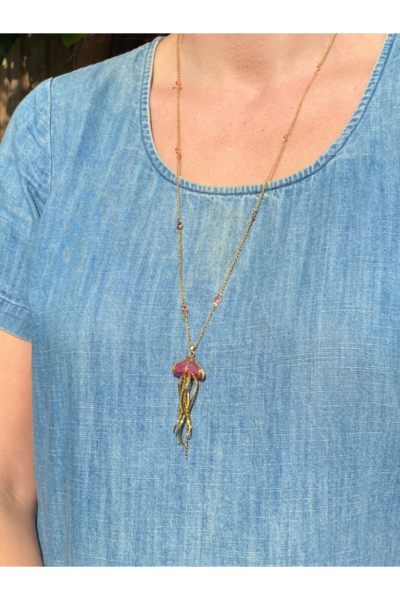 Jellyfish Pendant, Alternate, color, Jellyfish