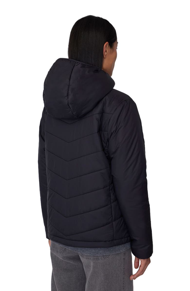 Quartz Co. CAMILA | Lightweight Hooded Insulated Jacket, Alternate, color, Black