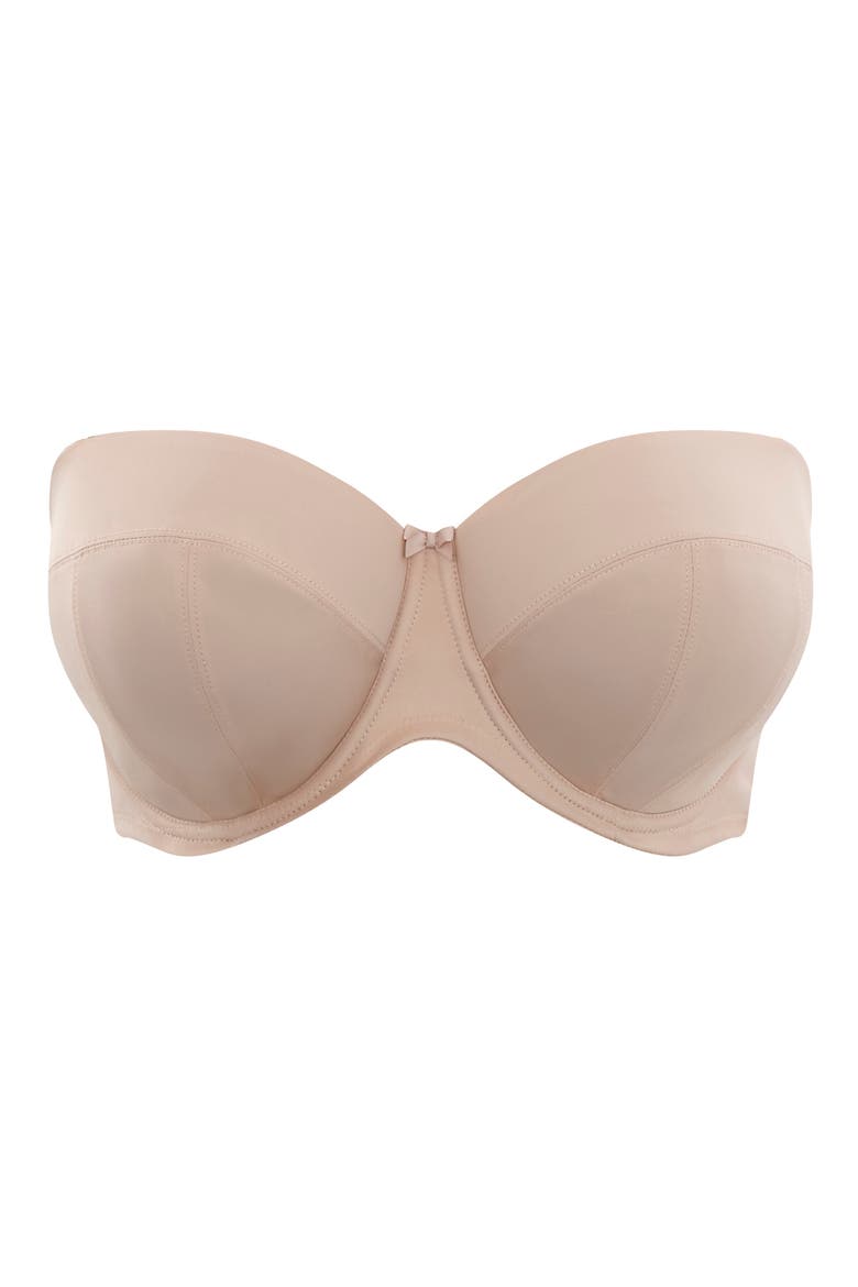 Dana Underwire Strapless Bra, Alternate, color, LINEN