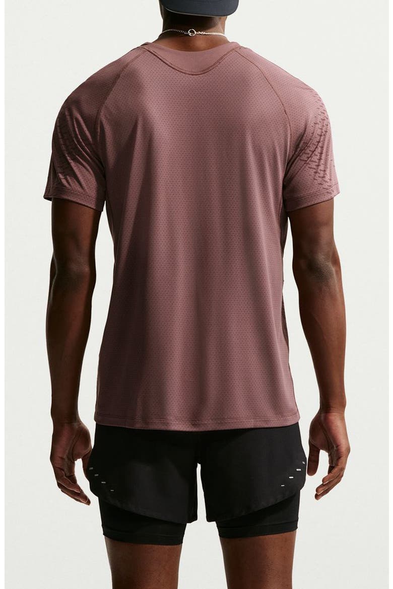 Stride Dri-FIT ADV Short-Sleeve Running Top, Alternate, color, TATTOO/ BURGUNDY CRUSH