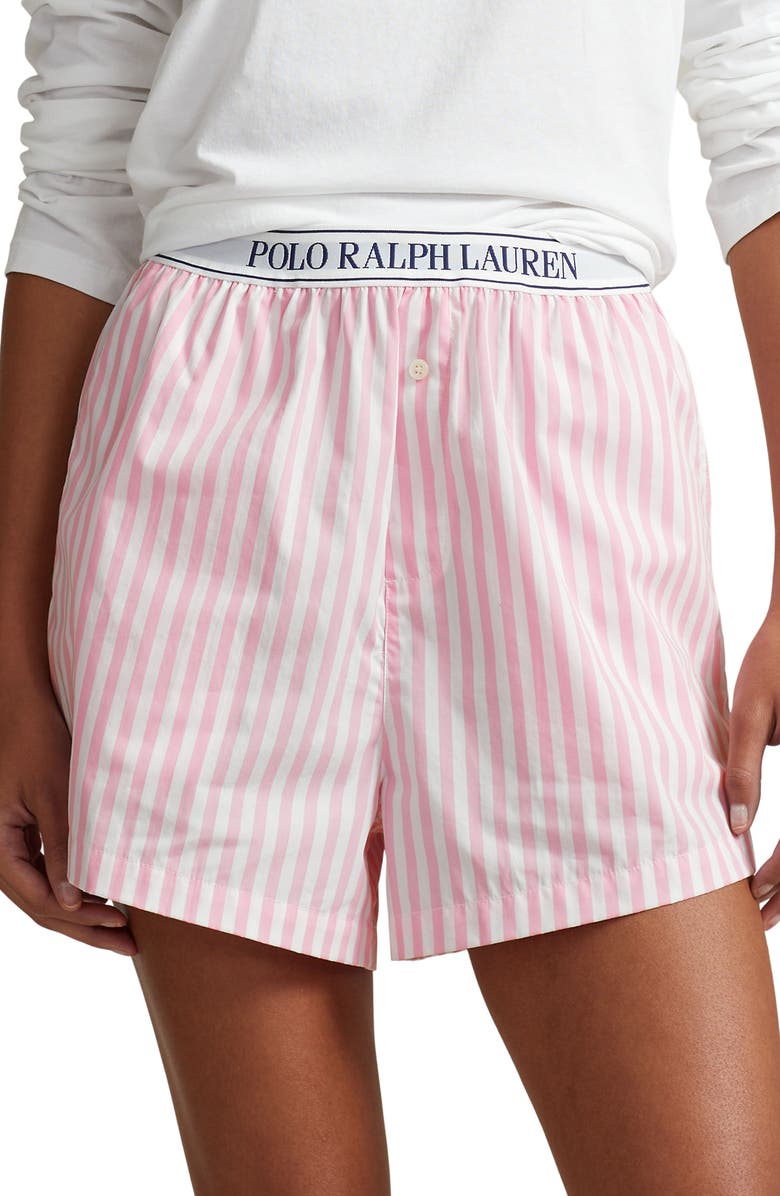 Polo Ralph Lauren Cotton Boxer Pajama Shorts, Main, color,