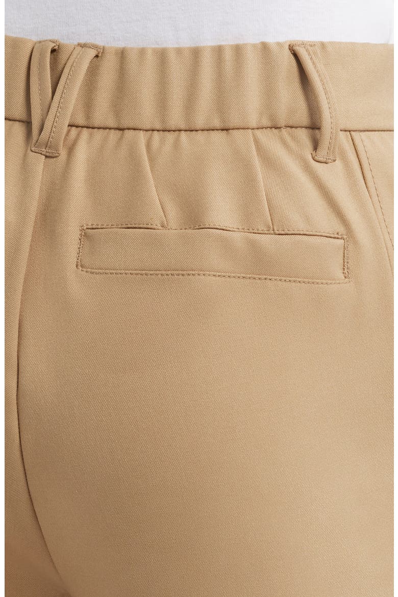 Relaxed Waist Wide Leg Trousers, Alternate, color, HAZELNUT CREAM