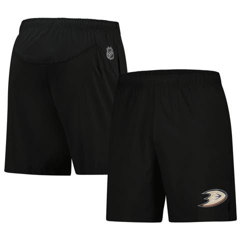 Men's Fanatics  Black Anaheim Ducks Tech Training Shorts