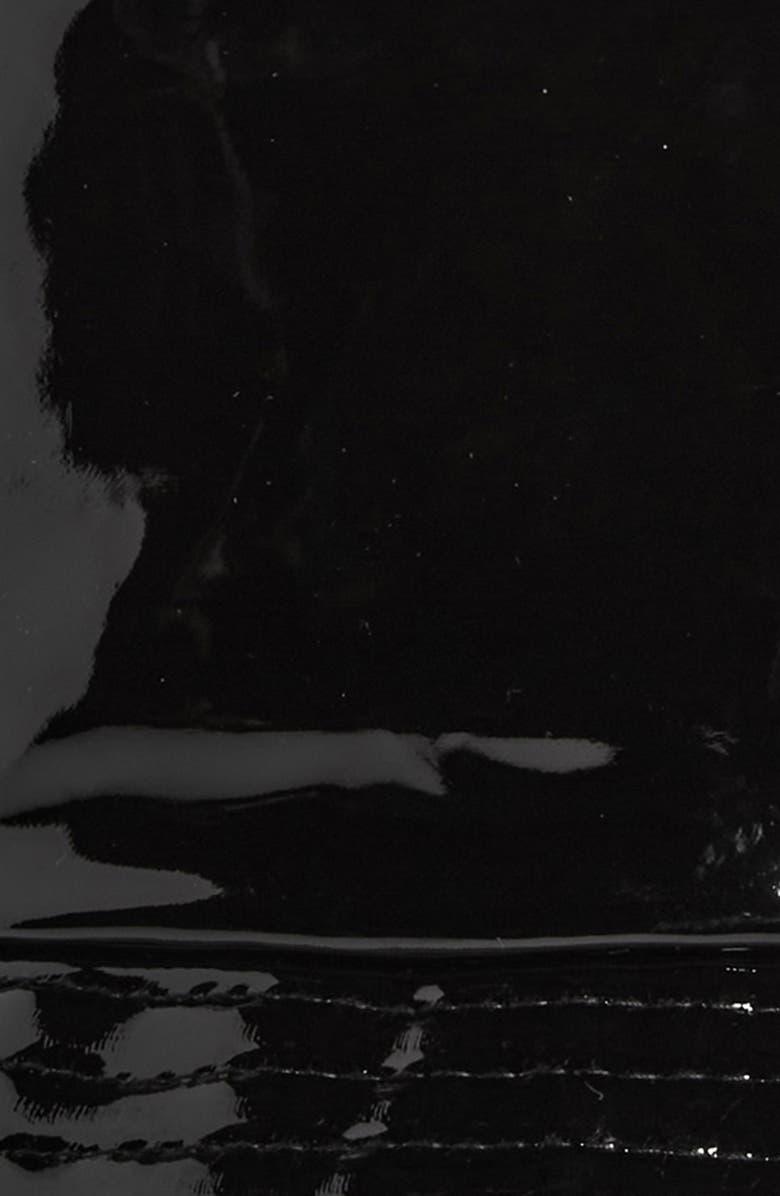 Open Edit Shine Faux Patent Leather Bucket Hat, Alternate, color, 