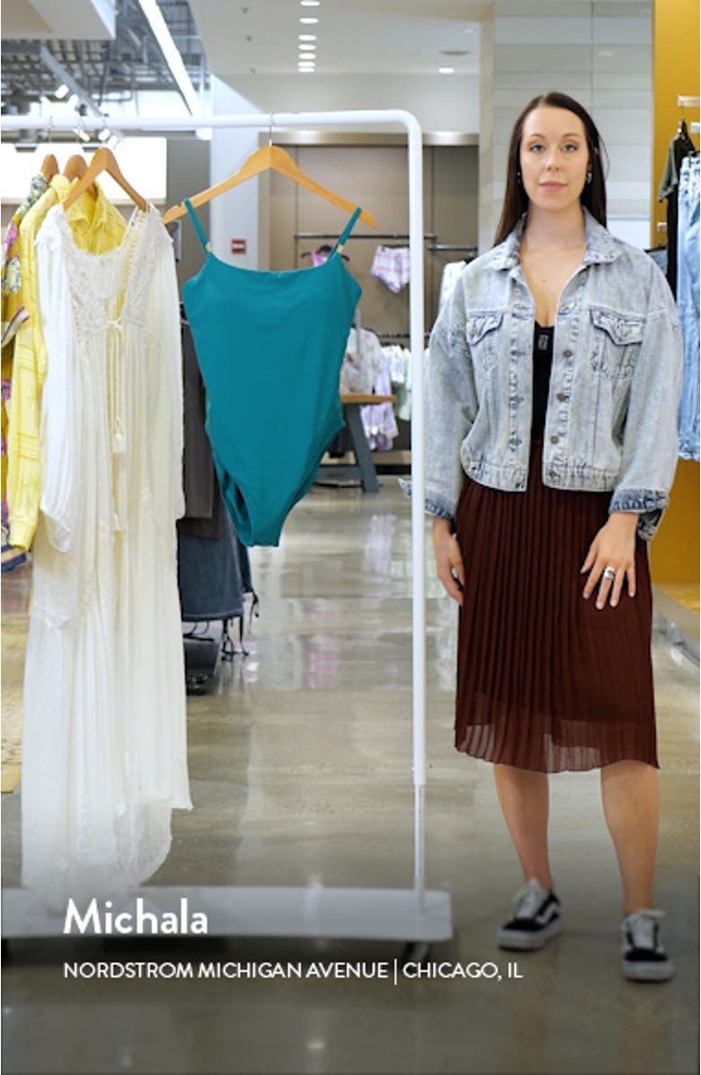 Remi Solid One-Piece Swimsuit, sales video thumbnail