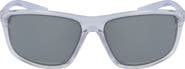 Nike Adrenaline 66mm Rectangular Sunglasses